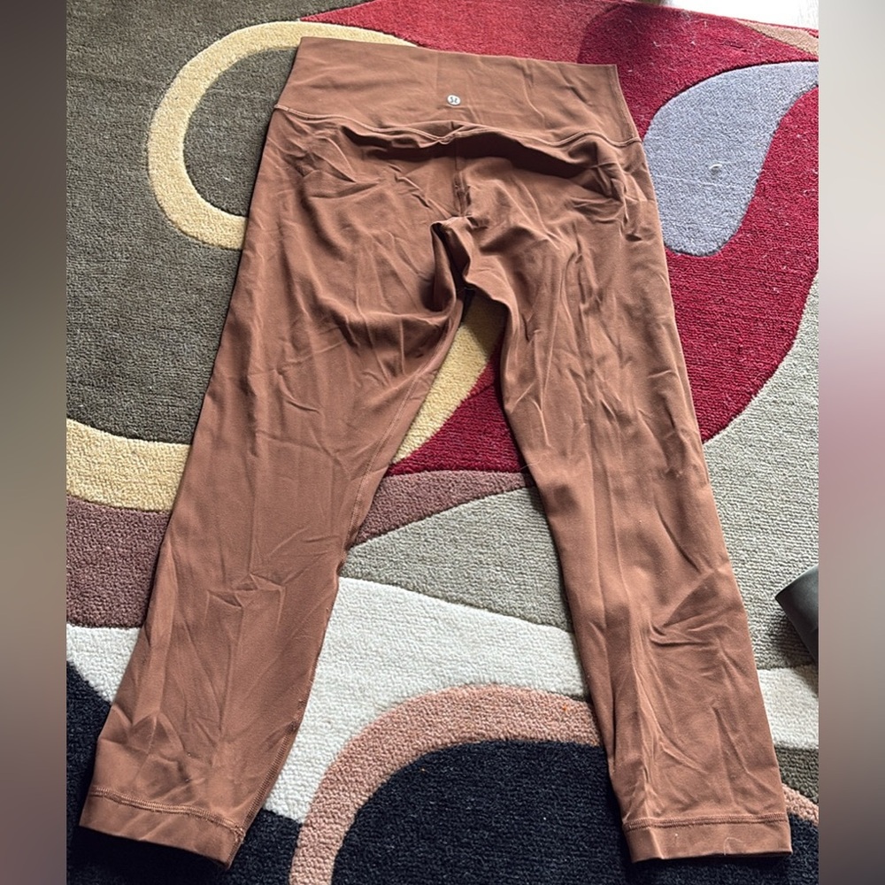 Brown lululemon leggings size 10